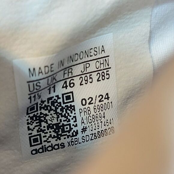 Adidas Copa Pure 2 Elite SG Soccer Cleats White Blue Red IG8694 Men's Size 11.5 - Picture 7 of 7